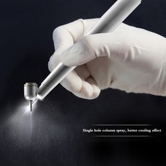 NSK Style Dental LED 45° Degree Surgical High Speed Handpiece Push Button 4 Hole