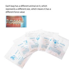 5000pcs ZOO Pack Dental Orthodontic Elastics Rubber Band Brace 3.5/5.0/6.5 OZ