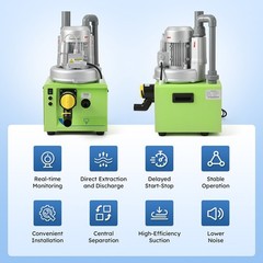Dental Suction System Mobile Vacuum Pump Machine Unit Strong Suction 600L/min