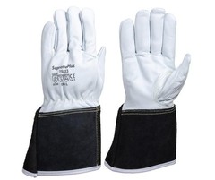 TIG Welding Gloves Premium Goatskin Leather Stitch Heat & Cut Resistant