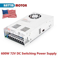 【in US】 600W 72V DC Switching Power Supply PSU Adapter AC to DC Transformer 8.3A