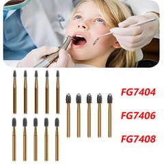 Dental Tungsten Carbide Bur Trimming&Finishing Egg Football FG 7404 7406 7408 DL
