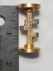 Sage 1.5in Wr15 Waveguide 50-75 GHZ gold plated