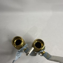 LOT OF 2 FNW # FNWX432G FULL PORT FORGED BRASS BALL VALVE 1″