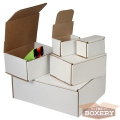 4 x 3 x 2″ Corrugated Shipping Mailers from The Boxery 50/pk