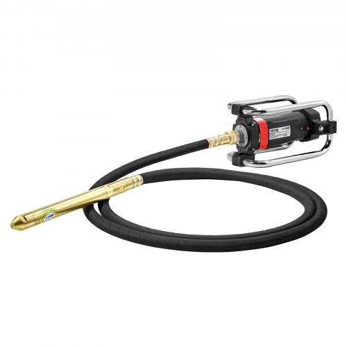 Electric Concrete Vibrator, 1300W 16000 VPM, 2HP Copper Motor Handheld Concrete