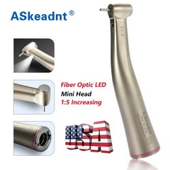 Dental Electric 1:5 LED Contra Angle/ High Speed Handpiece Push Button 2/4H YBB