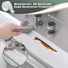 Caulk Tape – Waterproof -Adhesive Caulking Tape 1.5″ x 10.5Ft for Sealer, Aro…