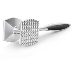 Aliglow Meat Tenderizer Hammer Tool Pounder For 8.9inch, Sliver-white
