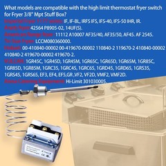 1177 High Limit Fryer Switch Lccm200300000 Deep Thermostats Silver