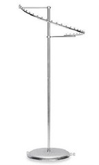 Spiral Clothing Rack Chrome 29 Ball Garment Retail Display Store Fixture 63″ H