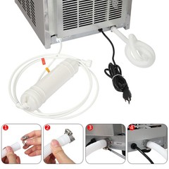 ZOKOP 110lbs Built-in Commercial Ice Maker Cube Machine 24LBS Large Capacity New