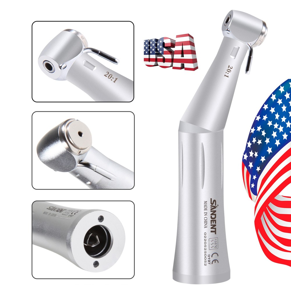 Dental 20:1 Implant Surgery Low Speed LED/ Contra Angle Handpiece ds