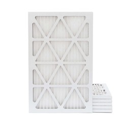 10x24x1 MERV 13 Pleated AC Furnace Air Filters. 6 Pack. Made in USA.