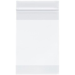 Plymor 4″ x 6″, 4 Mil with White-Block Heavy Duty Zipper Reclosable Plastic Bags