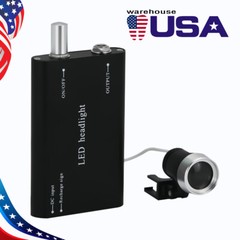 Portable Dental Surgical LED Head Light Lamp For Binocular Loupes Magnifier