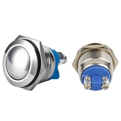 6Pcs Push Button Switch- Metal Waterproof and Rustproof Toggle Switch Self-Re…
