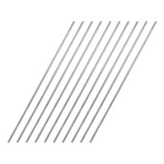 10pcs Solid Round Rod 304 Stainless Steel 2mm x 200mm for RC DIY Craft