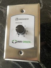Greenheck 385803 Vari-Green remote dial Fan controller FNIP
