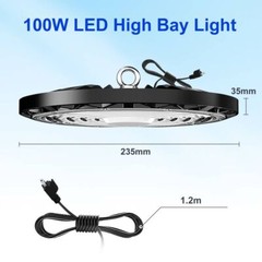 12 Pack 100W UFO LED High Bay Light Industrial Factory Warehouse Shop Commercial