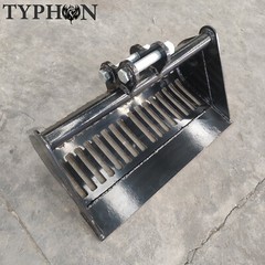TYPHON 600mm Plain Bucket 23in Screening Buckets Attachment For Mini Excavator