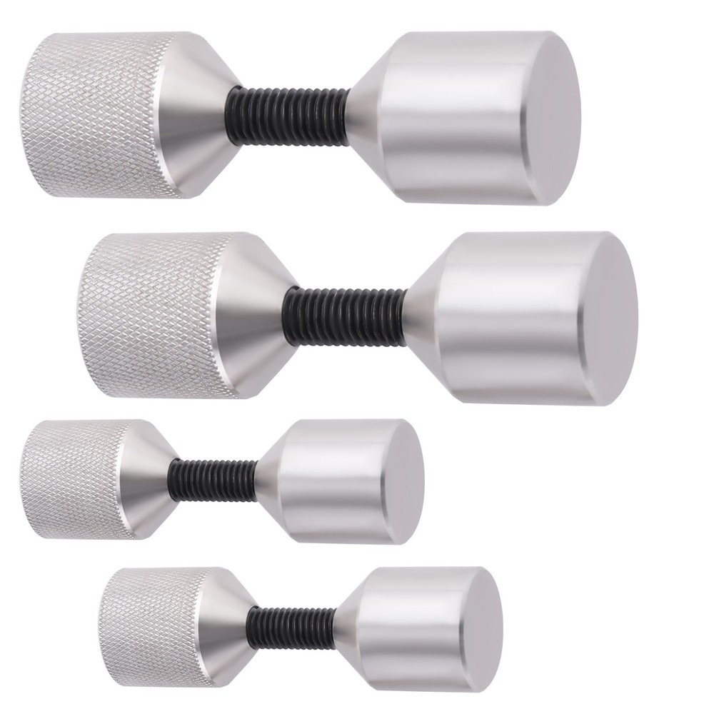 4x Flange Two Hole Pin Set Stainless Steel 1-1/8” and 1-5/8” Diameter