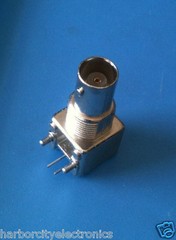 227677-1 AMP RF CONNECTOR BNC JACK R/A 50 OHM PCB MOUNT JACK