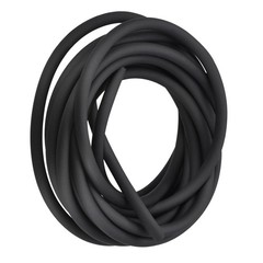 1PCS,Solid Rubber Cord 10ft 5mm(3/16″) Dia Matte Black Rubber Cord for Bracelet