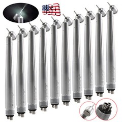 NSK Ti-Max X450 M4 Surgical 45° LED Speed Handpiece Dental Triple Water Jet 18W