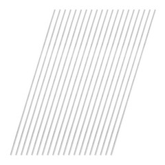 20Pcs Round Steel Rods 1mm x 100mm SKD11 Steel Solid Lathe Bar Stock Tool