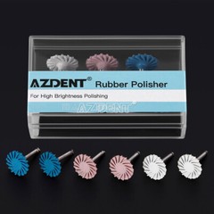 6Pcs/Box Dental Composite Polishing Diamond System RA Disc 14mm Wheel【USA】