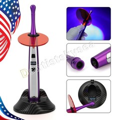 Wireless Dental Orthodontics LED Curing Light Lamp 2500mw 1 Sec Cure