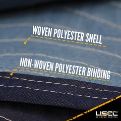 USCC Mega Mover Moving Blankets – 80″ X 72″ – Blue/Light Blue – 4PK