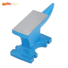 24Lbs Hard Round Horn Forging Tool Cast Iron Anvil Heat Treated Blacksmith Anvil