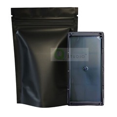 Zip Seal Packaging Bags, Stand Up Mylar Smell Proof Foil Storage Pouches 100/pk