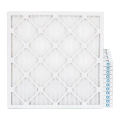 20x22x1 MERV 8 Pleated AC Furnace Air Filters. 12 Pack