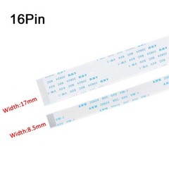 16Pin FFC Flexible Flat Cable Ribbon 0.5 / 1.0mm Pitch AWM 20624 Length 6 – 40CM