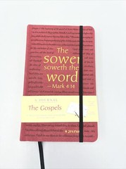 A Journal: The Gospels. Journal Lines Are Text From Book! Great Diary.