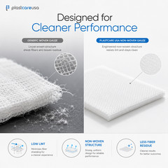 2000 2×2 Non Woven Sponges 4-Ply, Non-Sterile Cotton Dental Gauze Bandage