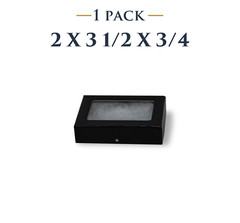 2 x 3 1/2 x 3/4 Riker Display Case Box for Collectibles Jewelry Arrowheads