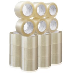 24 Rolls 3″ Extra-Wide Clear Shipping Packing Moving Tape 110 yds/330′ ea – 2mil