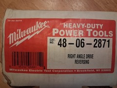 MILWAUKEE Right Angle Drive Unit and Collar 48-06-2871