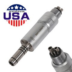 Dental Midwest 4holes Slow Low Speed Air Motor Handpiece E-type Inner Channel to