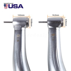 Dental 1:5 Increasing Handpiece LED Contra Angle Mini /Standard Head Fit for NSK