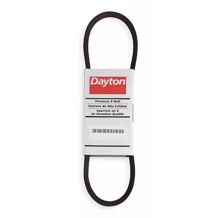 Dayton 4L370 4L370 Fhp V-Belt, 37 In Outside Length, 1/2 In Top Width, 5/16″