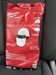 NEW Milwaukee BOLT Clear Uncoated Lens Jobsite Task Full Face Hardhat Sheild