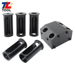 5 Piece C Sleeve Set BOT20 Turret Tool Holder Block 1-1/2″ Bore CNC Lathe