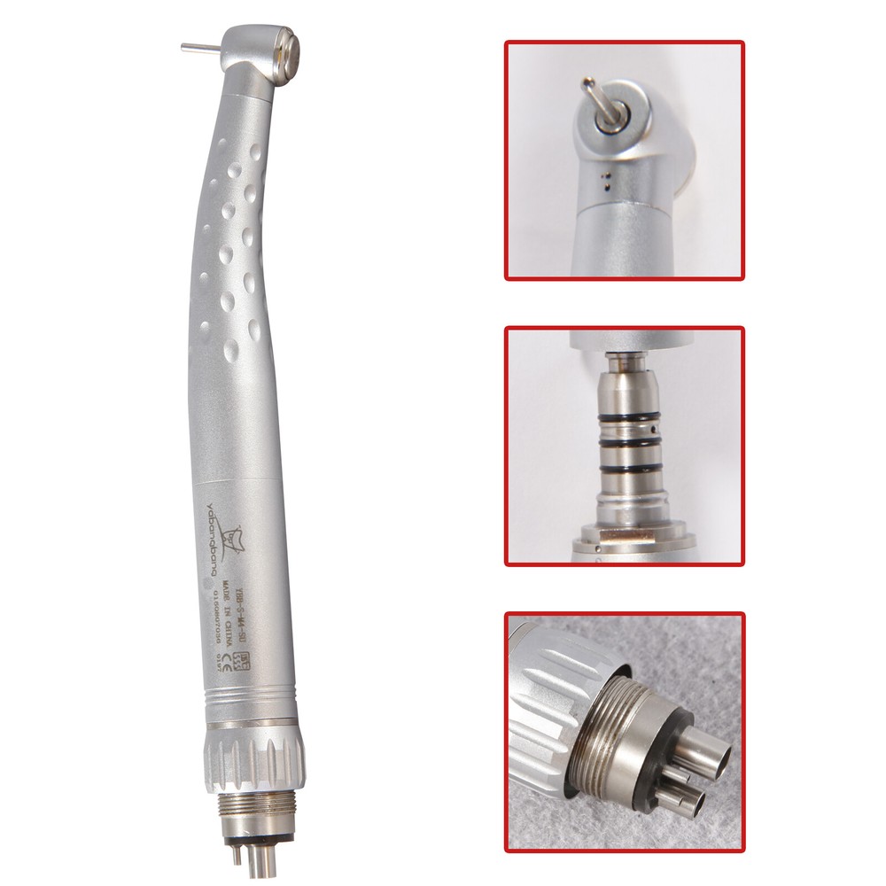 1-10pc Dental High Speed Handpiece + 4 Hole Quick Coupler Swivel GB4