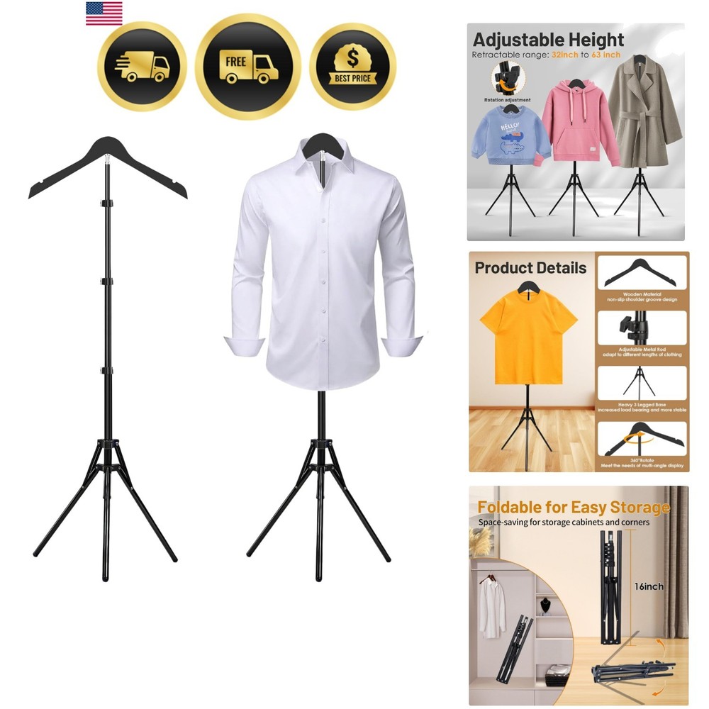 Adjustable Clothing Display Stand T Shirt Mannequin Torso for Retail
