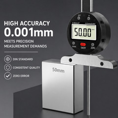 Digital Depth Gauge 0-100mm / 0-4 inch, Electronic Depth Measuring Tool with LCD